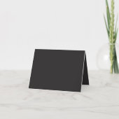 Silver Elegance Collection Wedding Folded Bedankkaart (Achterkant)