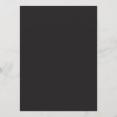 Silver Elegance Collection Wedding Table Number Kaart (Achterkant)