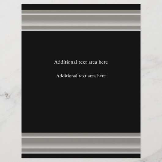 Silver Elegance Glamor Event Flyer Poster (Achterkant)