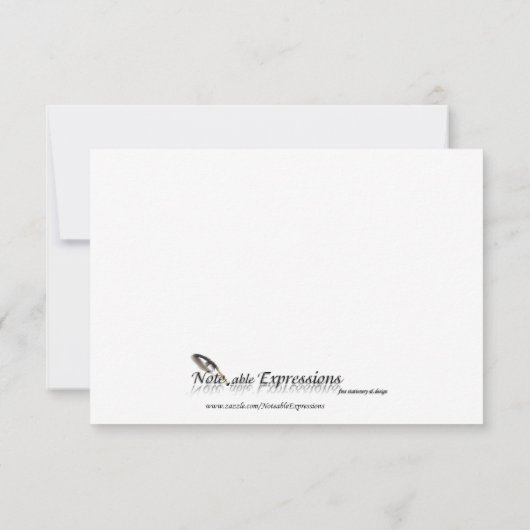 Silver Elegance Peacock Sla de datum op Save The Date (Achterkant)