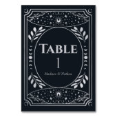 Silver Elegant Mystical Tarot Kaart (Achterkant)