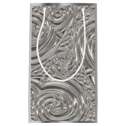 Silver elegant Victoriaans art nouveau Klein Cadeauzakje (Voorkant)