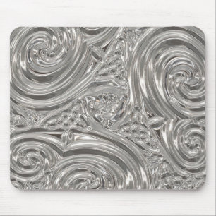 Silver elegant Victoriaans art nouveau Muismat