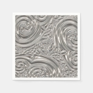 Silver elegant Victoriaans art nouveau Servet