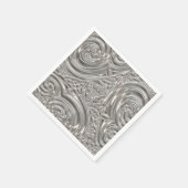 Silver elegant Victoriaans art nouveau Servet (Hoek)