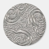 Silver elegant Victoriaans Magneet (Voorkant)