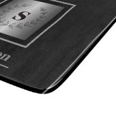  Silver-Embellished Personalized Cutting Board Snijplank (Hoek)