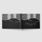 Silver en Black Damask Gastenboek (Volledig)