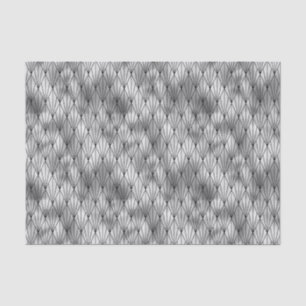 Silver- en Black Diamond Art Deco-patroon Tissuepapier