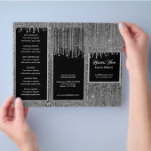 Silver en Black Menu & Pricing (Hand)