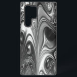 Silver en Black Molten Samsung Galaxy Hoesje<br><div class="desc">Dramatische gevolgen,  zilveren en zwarte-telefoonbehuizing voor Samsung 22 Ultra. Het ontwerp kan naar iphone 13,  12 enz. worden overgebracht.</div>