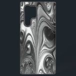 Silver en Black Molten Samsung Galaxy Hoesje<br><div class="desc">Dramatische gevolgen,  zilveren en zwarte-telefoonbehuizing voor Samsung 22 Ultra. Het ontwerp kan naar iphone 13,  12 enz. worden overgebracht.</div>