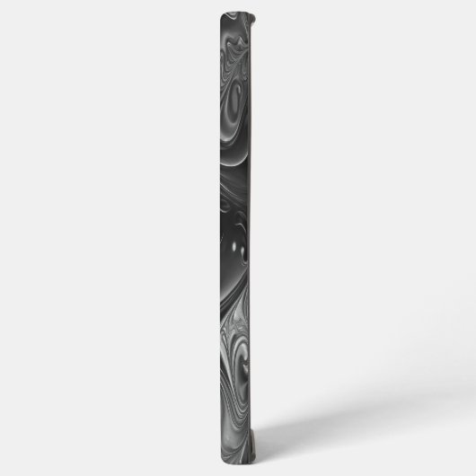 Silver en Black Molten Samsung Galaxy Hoesje (Linkerkant)