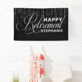 Silver- en Black Retirement Party Spandoek (Insitu)