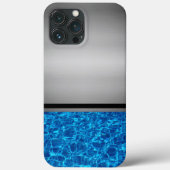 Silver en Blue Water Hoesje-Mate iPhone Case (Achterkant)