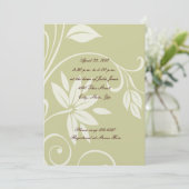 Silver en Gold Bridal Shower Kaart (Staand voorkant)