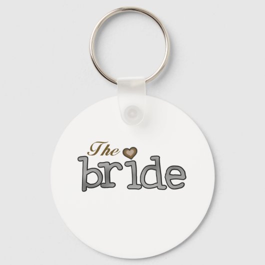 Silver en Gold Bride Sleutelhanger (Voorkant)