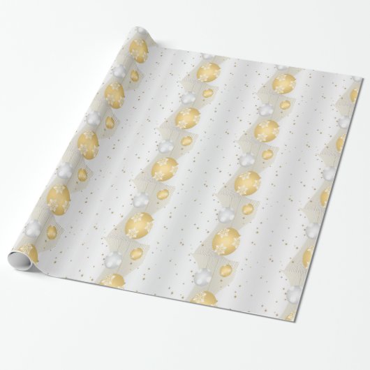 Silver en Gold Cadeaupapier (Uitgerold)