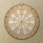 Silver en Gold Dartbord<br><div class="desc">Elegant zilver en goudkleurig dartboard.</div>