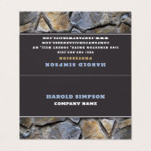 Silver- en Gold-effecten Dubbele Loyaliteit Visitekaartje (Buitenkant ongevouwen)