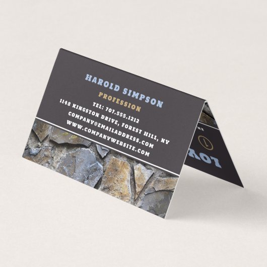 Silver- en Gold-effecten Dubbele Loyaliteit Visitekaartje (Achterkant)