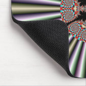 Silver en Gold Fractal Mousepad Muismat (Hoek)