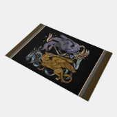 Silver en Gold Griffin Deurmat (Schuin)