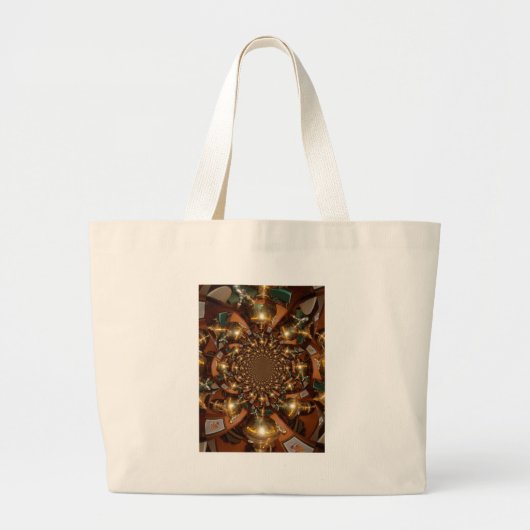 Silver en Gold Grote Tote Bag (Voorkant)