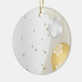 Silver en Gold Keramisch Ornament (Links)