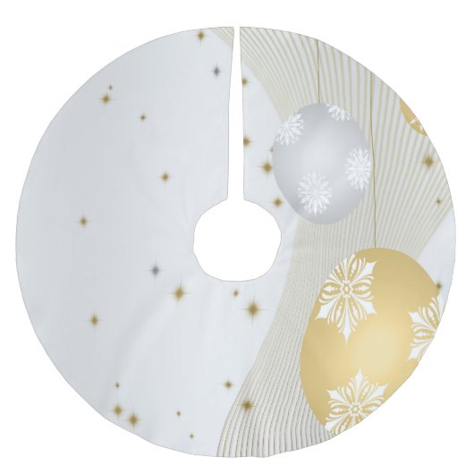 Silver en Gold Kerstboom Rok (Voorkant)