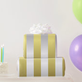 Silver en Gold Kerstmis Cadeaupapier