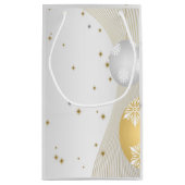 Silver en Gold Kerstmis Klein Cadeauzakje (Achterkant)