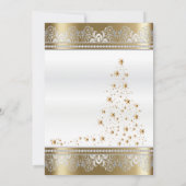 Silver- en Gold-kerstvakantieboom Kaart (Achterkant)