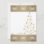 Silver- en Gold-kerstvakantieboom Kaart (Achterkant)