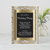 Silver- en Gold-kerstvakantieboom Kaart (Staand voorkant)