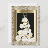 Silver- en Gold-kerstvakantieboom Kaart (Achterkant)