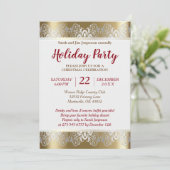 Silver- en Gold-kerstvakantieboom Kaart (Staand voorkant)