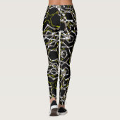 Silver- en Gold Mandala-Leggings Leggings (Achterkant)