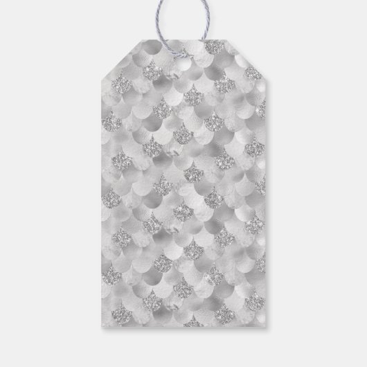  Silver en Gold Mermaid Cadeaulabel (Achterkant)