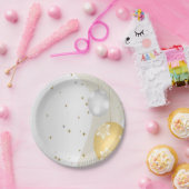 Silver en Gold Papieren Bordje (Feest)