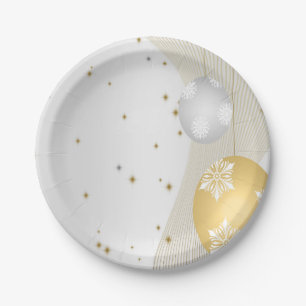 Silver en Gold Papieren Bordje
