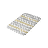 Silver en Gold Pattern Bath Mat (Gekanteld)