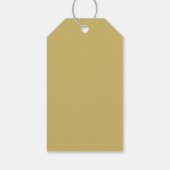 Silver en Gold Pattern Cadeaulabel (Achterkant)