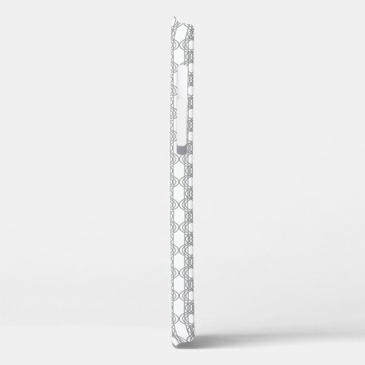 Silver en Gold Pattern Case-Mate iPhone Case (Achterkant / Links)