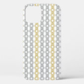 Silver en Gold Pattern Case-Mate iPhone Case (Achterkant)