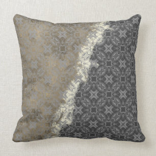 Silver en Gold  Pattern Kussen