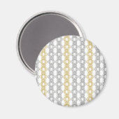Silver en Gold Pattern Magneet (Voorkant / Achterkant)