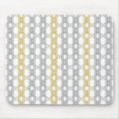 Silver en Gold Pattern Muismat (Voorkant)