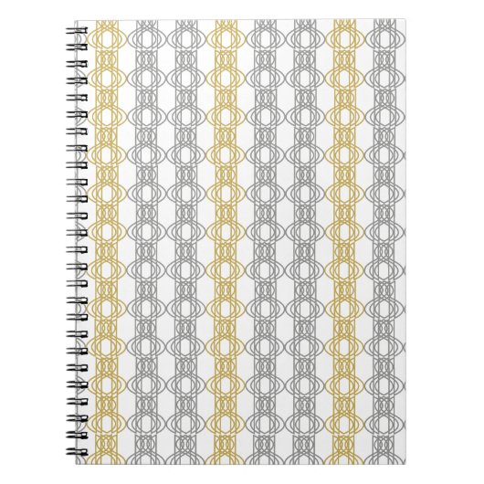 Silver- en Gold Pattern-Notitieboek Notitieboek (Voorkant)