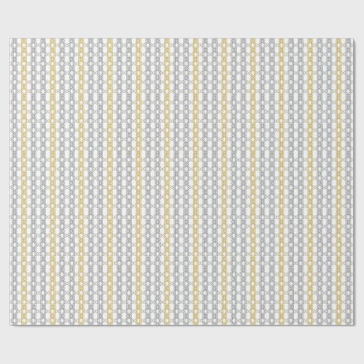 Silver- en Gold Pattern-pakpapier Cadeaupapier (Vlak)